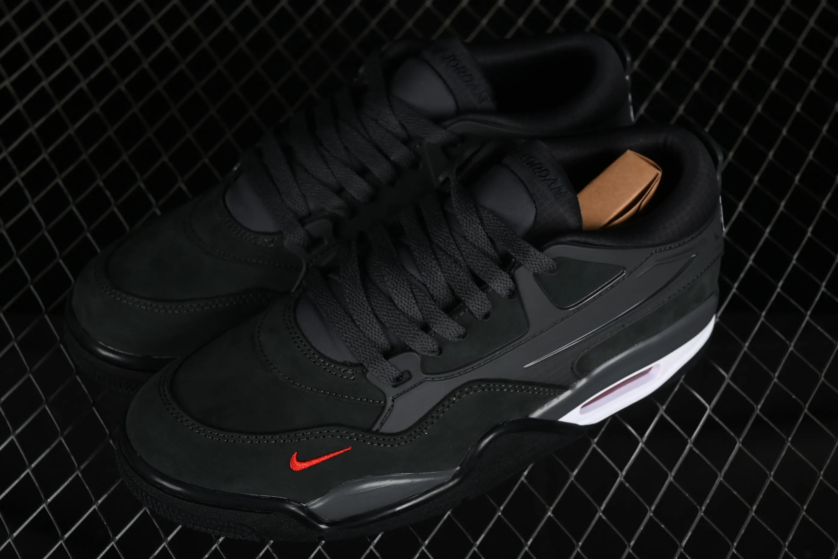 All Categories Air Jordan Jordan Series Basketball Shoes Air Jordan 4 Air Jordan 4 "Remastered" AJ4 Joe 4 Remastered Suede Black HF4334-004